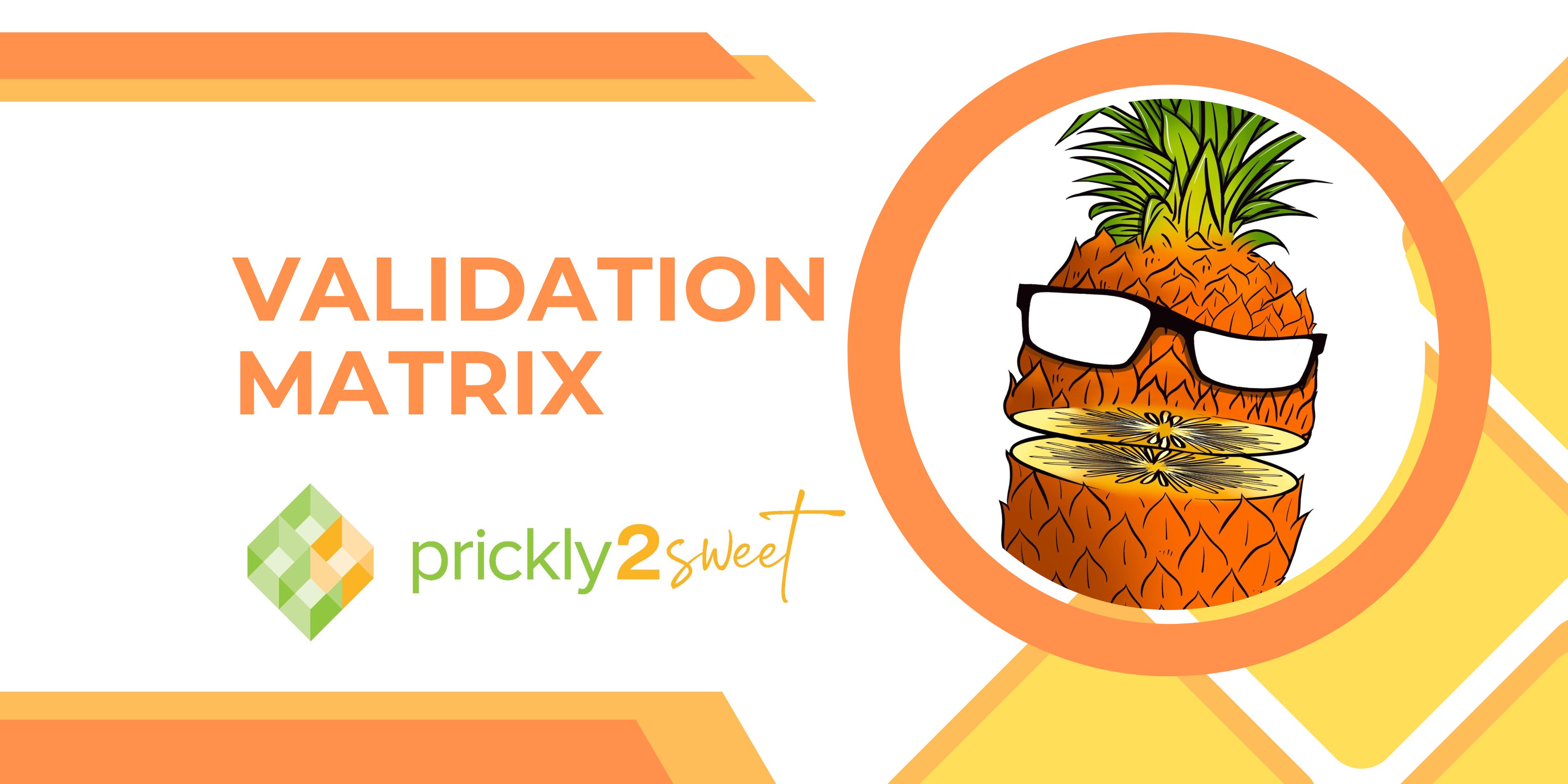 How to read your validation matrix